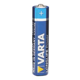 Varta Longlife Power AAA 1.5V Alkaline High Energy Batteries 8 Pack
