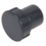 FloPlast Solvent Weld Access Plugs Black 32mm 5 Pack