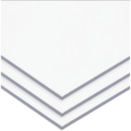 Radmat Building Materials Polycarbonate Clear Glazing Sheet 2000mm x 1000mm x 4mm 3 Pack