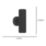 Eglo Tomelloso Outdoor Up & Down Wall Light Black