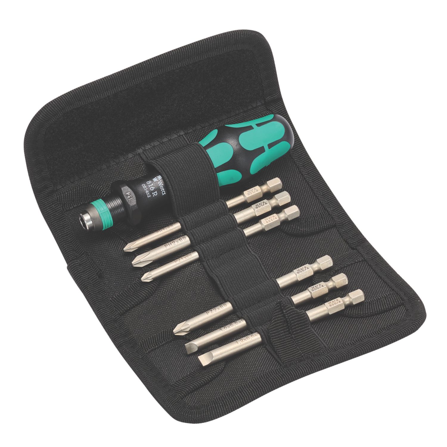 Wera Kraftform Kompakt 40 Interchangeable Screwdriver Set 7 Pieces (351FP)