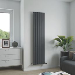 Ximax Edward 1800mm x 415mm 2806BTU Anthracite Vertical Designer Radiator