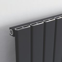 Ximax Edward 1800mm x 415mm 2806BTU Anthracite Vertical Designer Radiator