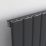 Ximax Edward 1800mm x 415mm 2806BTU Anthracite Vertical Designer Radiator