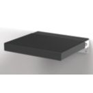 Nymas Wall Mounted Compact Shower Seat Black