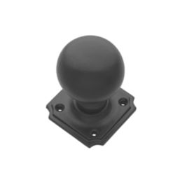 Designer Levers  Heavy Door Knob 60mm Pair Black