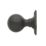 Designer Levers  Heavy Door Knob 60mm Pair Black