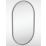 Sensio Nebula Oval Illuminated Bathroom Mirror Black With 2496lm LED Light 1000mm x 600mm