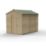 Forest Beckwood 6' x 9' 6" (Nominal) Apex Shiplap Timber Shed with Base & Assembly