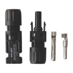 V-TAC  30A 1-Way Push-Wire Solar MC4 Connectors 4 Pack