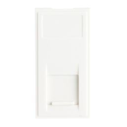Contactum Media Modular RJ45 Ethernet Socket White