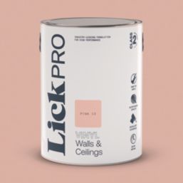 LickPro  5Ltr Pink 13 Vinyl Matt Emulsion  Paint