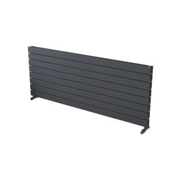 Ximax Oceanus 595mm x 1500mm 4935BTU Anthracite Horizontal Designer Radiator