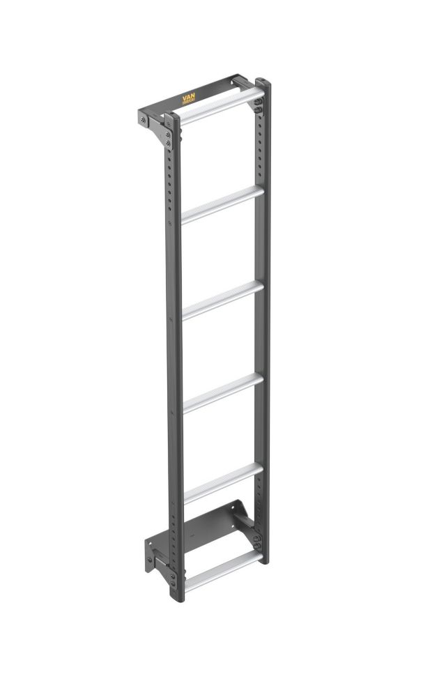 Van Guard VGL6-08 Volkswagen Crafter 2006 - 2017 6-Treads ULTI Rear Door Ladder for H1 1560mm