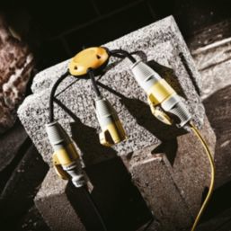 Defender 16A 3-Way Splitter Box 320mm 110V
