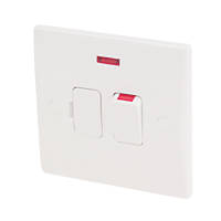 Schneider Electric Ultimate Slimline 13A Switched Fused Spur with Neon White