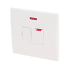 Schneider Electric Ultimate Slimline 13A Switched Fused Spur with Neon White