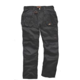 Scruffs Worker Black Work Trousers 2019 - Waist Size: 28 to 40