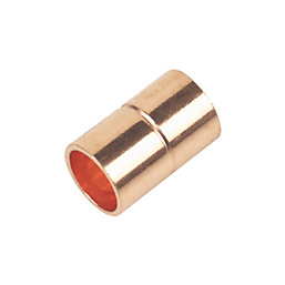Flomasta  Brass End Feed Equal Couplers 8mm 2 Pack
