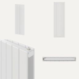 Flomasta  1800mm x 578mm 6179BTU White Vertical Designer Radiator
