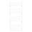 Flomasta Flat Bar 1600mm x 600mm 2917BTU White Vertical Designer Radiator