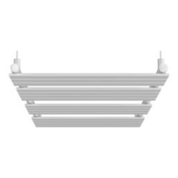 Flomasta Flat Bar 1600mm x 600mm 2917BTU White Vertical Designer Radiator