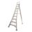 Werner Aluminium 2.83m 7 Step Swingback Platform Step Ladder