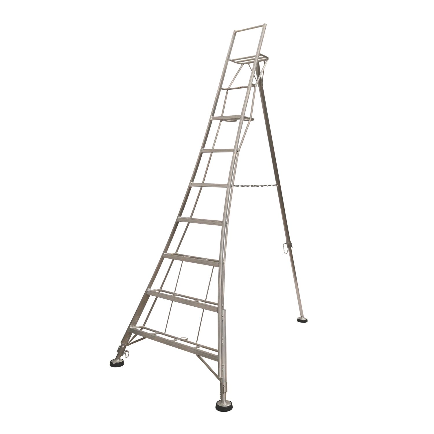 Werner Aluminium 2.83m 7 Step Swingback Tripod Step Ladder (352EF)