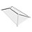 Crystal Clear Lantern Roof White 2500mm x 1500mm