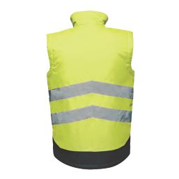 Regatta Pro Hi-Vis Bodywarmer Yellow / Navy Small 41" Chest