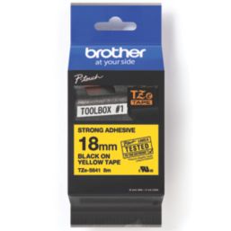 Brother TZES641 Strong Adhesive Labelling Tape 18mm x 8m