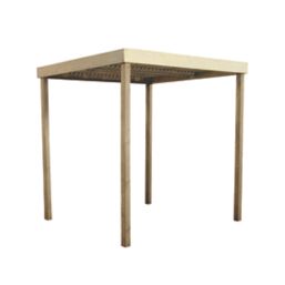 Forest  6' 6" x 6' 6" (Nominal) Flat Timber Pergola