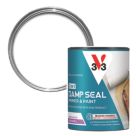 V33  750ml Pure White Eggshell Damp Seal  Paint
