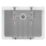 Armitage Shanks Birch Cleaners & Laboratory Sink No Tap Holes 510mm
