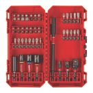 Milwaukee Shockwave 1/4" Hex Shank Mixed Impact Bits 54 Piece Set