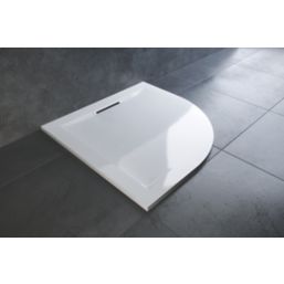 Mira Flight Level Safe Quadrant Shower Tray White 800 x 800 x 25mm