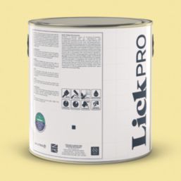 LickPro  5Ltr Yellow 01 Vinyl Matt Emulsion  Paint