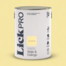 LickPro  5Ltr Yellow 01 Vinyl Matt Emulsion  Paint