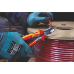 NWS  VDE 2-in-1 Side Cutters 6 1/4" (160mm)