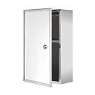Croydex  Lockable 1-Door Bathroom Medicine Cabinet   250mm x 130mm x 400mm