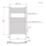 Flomasta 800mm x 500mm 1238BTU White Curved  Towel Radiator
