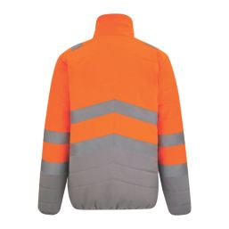 Regatta Hi-Vis Two-Tone Thermal Jacket Orange 2X Large 54.3" Chest