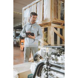 Reebok  Hoodie Grey X Large 45-48" Chest