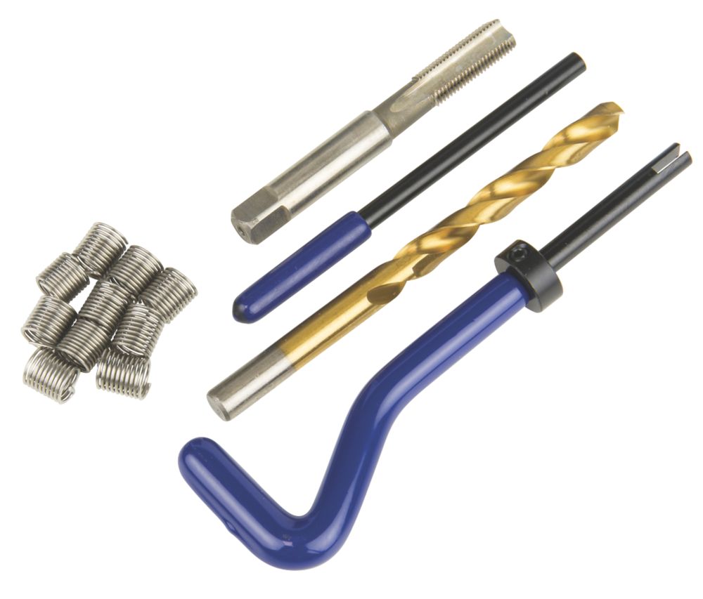 Helicoil Eco Thread Repair Kit M8 x 1.0mm 14 Pieces Screwfix