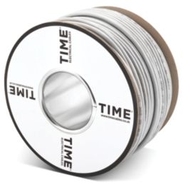 Time Cat 5e Grey 4-Pair 8-Core Unshielded Ethernet Cable 100m Drum -  Screwfix