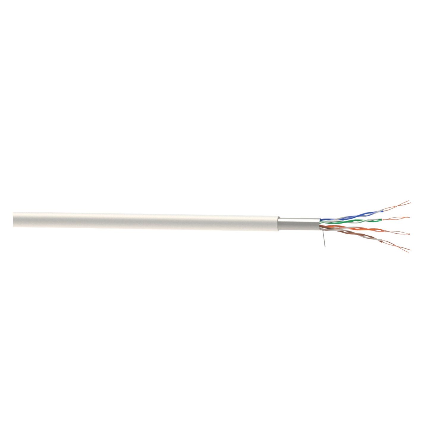 Time Cat 5e Grey 4-Pair 8-Core Unshielded Ethernet Cable 100m Drum (353JY)