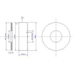 McAlpine 35mm Wall Flange Chrome