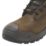 DEWALT Steelforge Size 8  Palm Brown Waterproof  Safety Boots