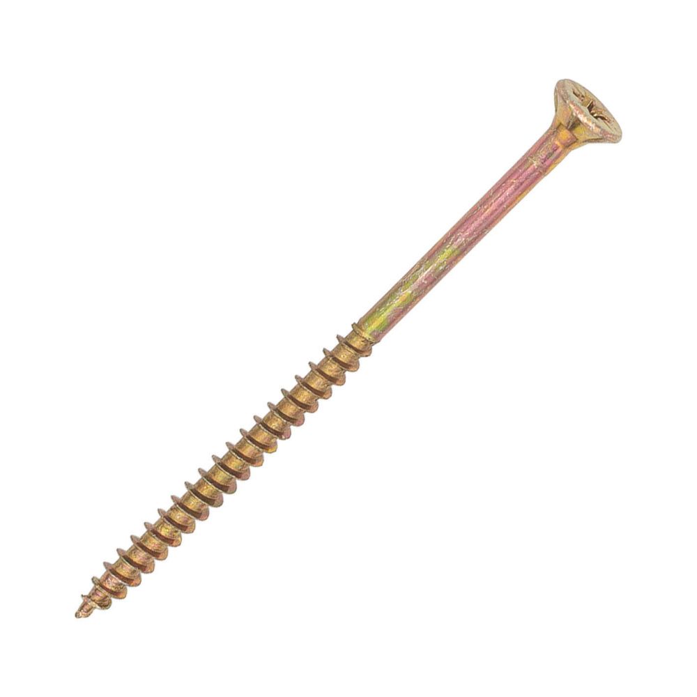 Rawlplug R-QCP PZ Countersunk Self-Drilling Woodscrews 4mm x 60mm 200 Pack