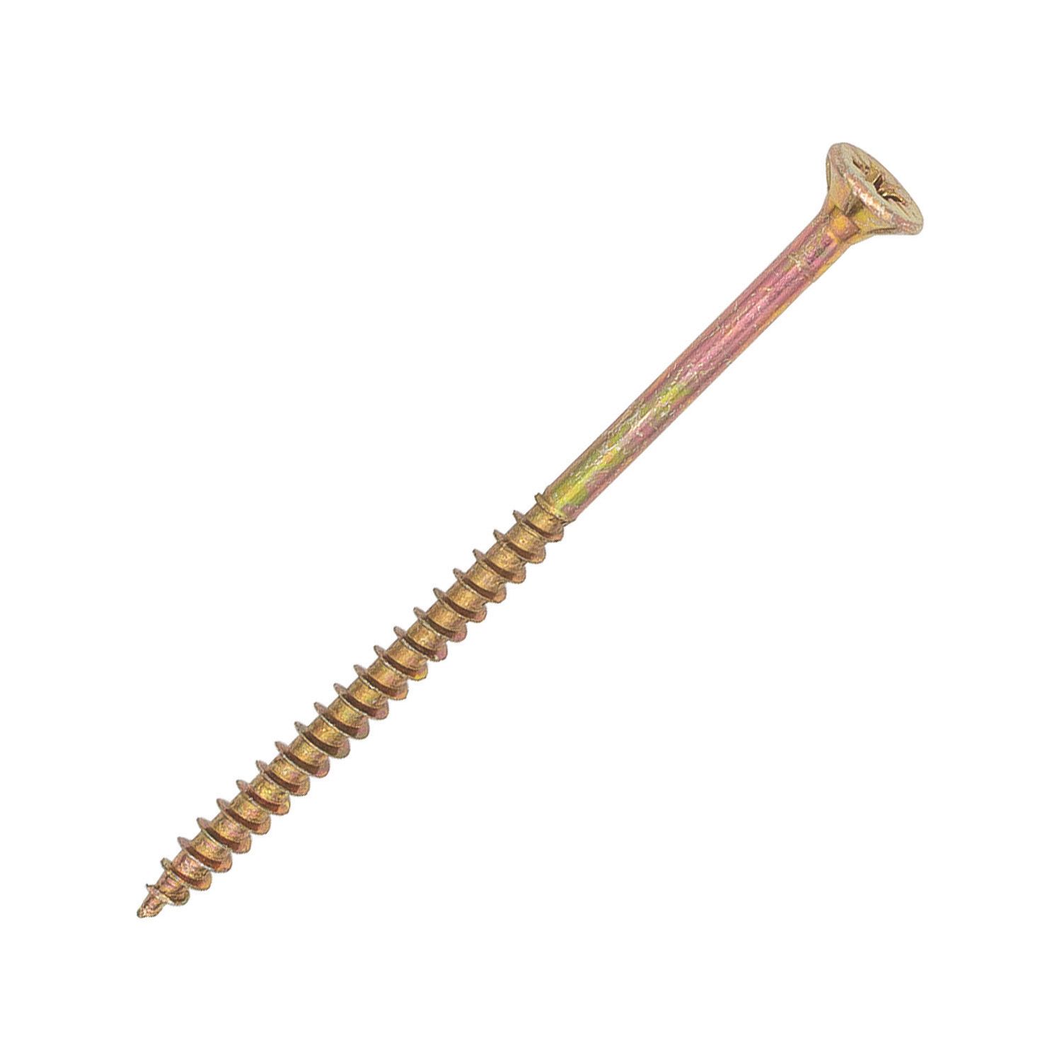 Rawlplug R-QCP PZ Countersunk Self Drilling Woodscrews 4mm x 60mm 200 Pack (353PU)